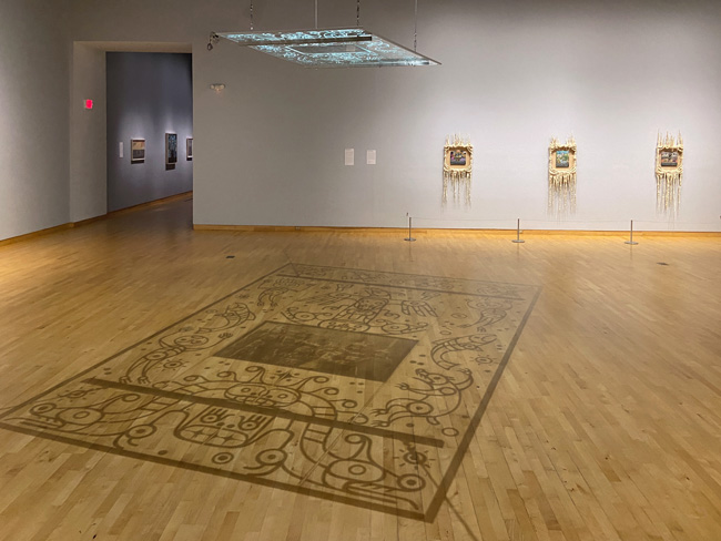 Installation view of Native America: In Translation exhibition at USF Contemporary Art Museum. Photo: Don Fuller.