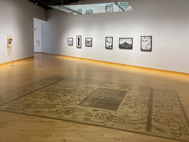 Installation view of Native America: In Translation exhibition at USF Contemporary Art Museum. Photo: Don Fuller.