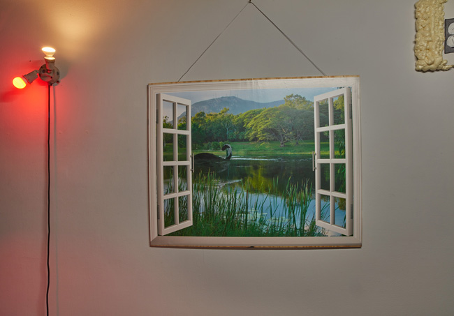 Installation view of Battin' A Hundred: 2020 MFA Graduation Exhibition at USF Contemporary Art Museum. Photo: Will Lytch.